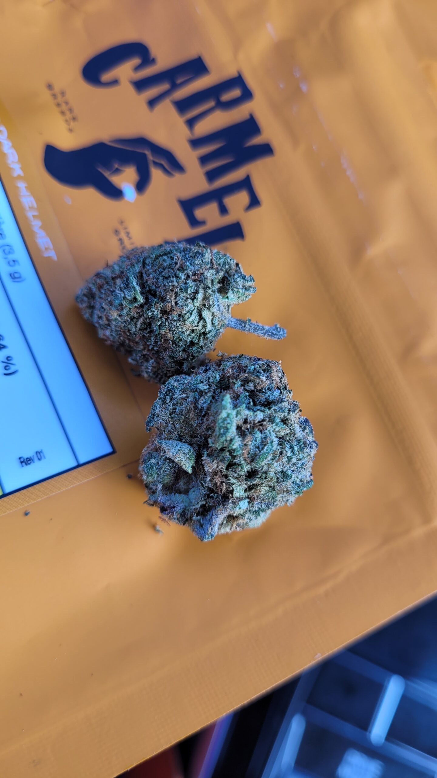 Drew’s Dark Helmet By Carmel Cannabis